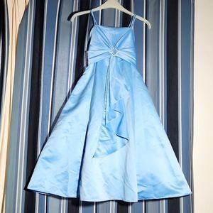 Light Blue Girls Gown